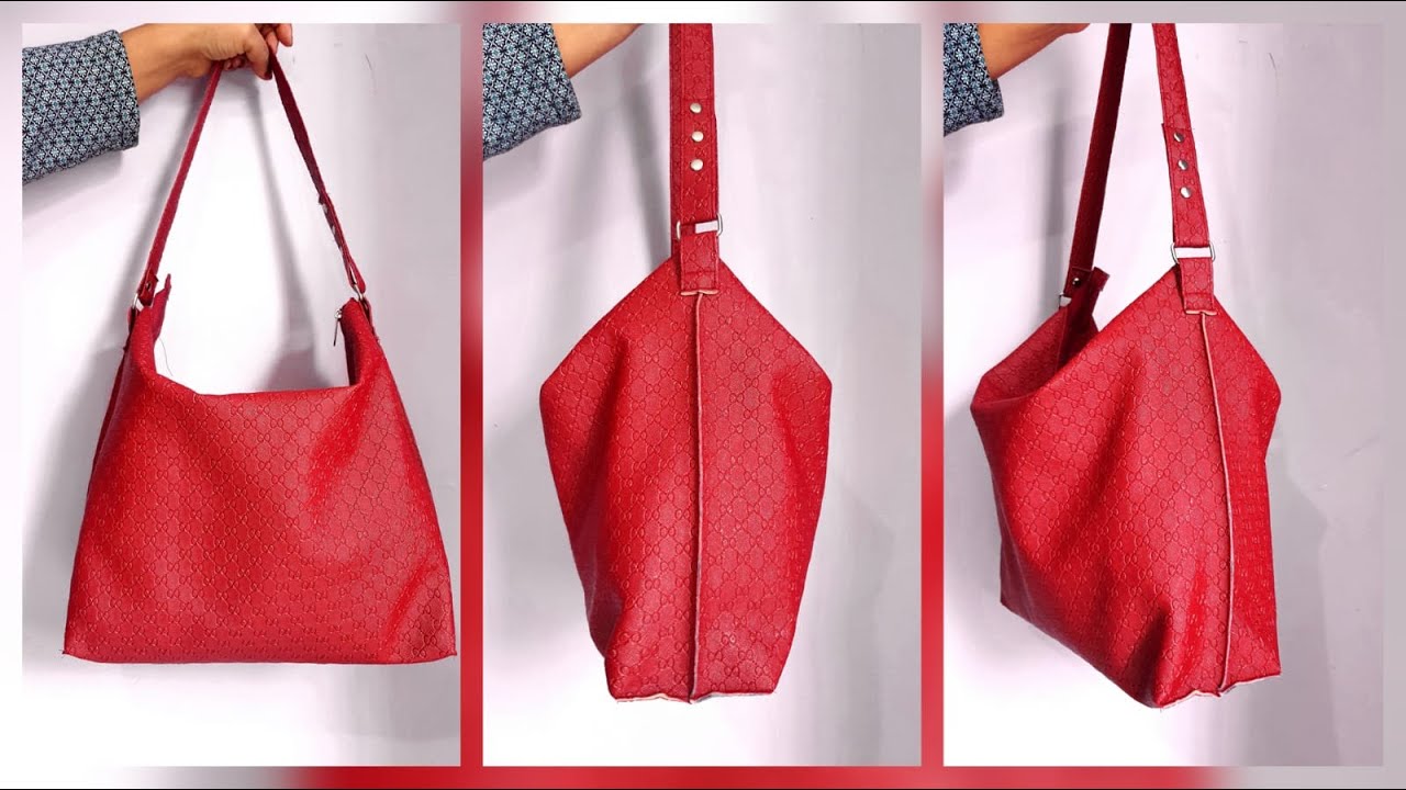 #TUTORIAL: Bolso de Cuero Ecológico con costuras externas