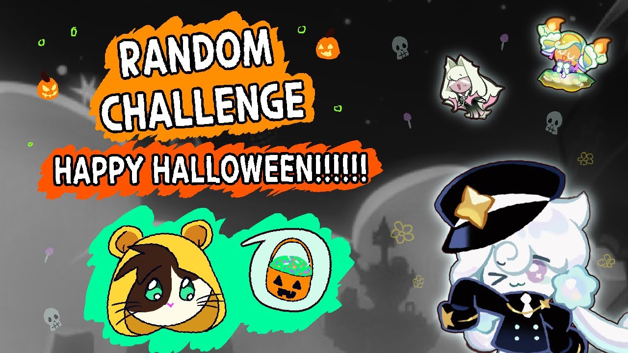 RANDOM CHALLENGE!!! 𝙃𝘼𝙋𝙋𝙔 𝙃𝘼𝙇𝙇𝙊𝙒𝙀𝙀𝙉 🎃 {𝖮𝖭𝖫𝖸 𝖶𝖧𝖨𝖳𝖤 𝖢𝖮𝖮𝖪𝖨𝖤𝖲!!!} (CR:OB, Cookie Run: Ovenbreak)