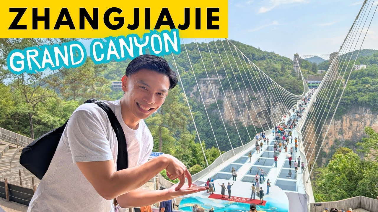 Мы не ожидали этого в Большом каньоне Чжанцзяцзе (Стеклянный мост) | КИТАЙ