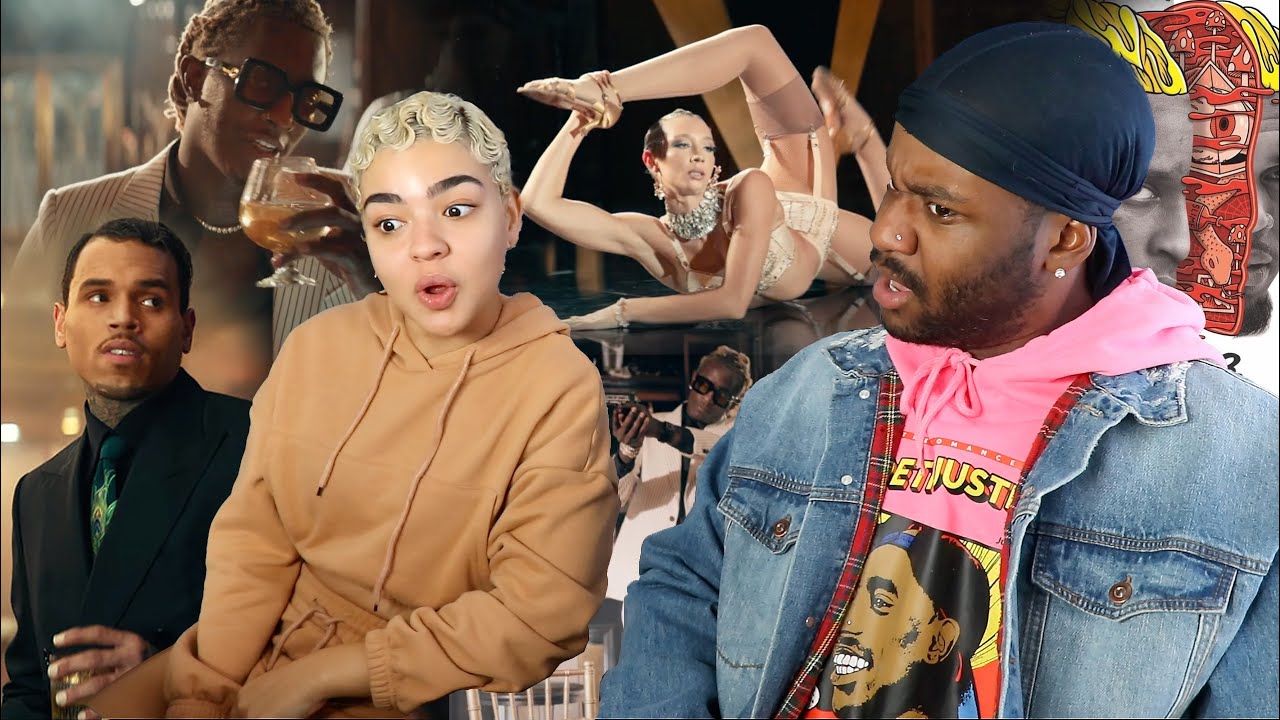 WHO IS THE RAMEN NOODLE HAIR GIRL 👀 | Chris Brown, Young Thug - City Girls (Official Video) REACTION
