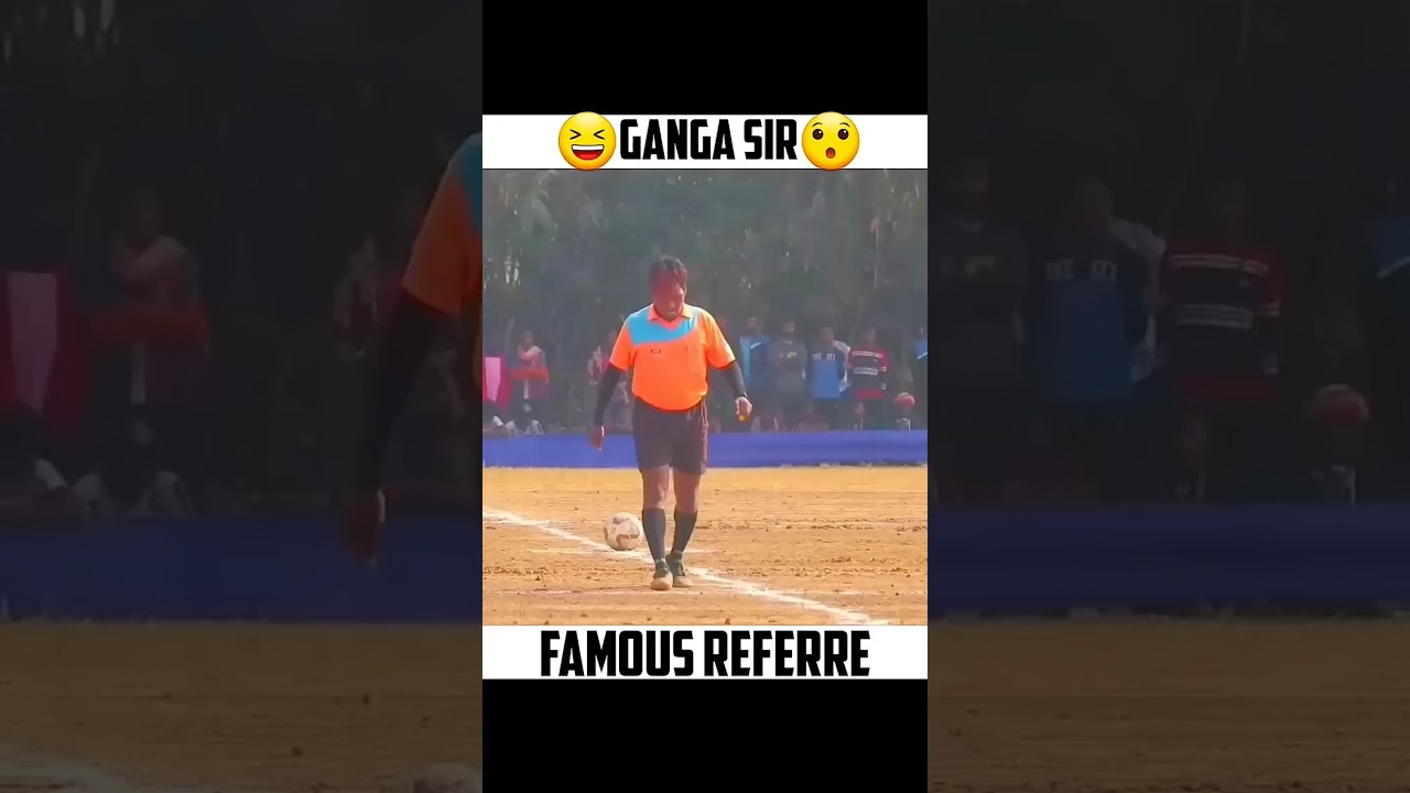 GONGA SIR😁#football #refree #comedy #shortsvideo #ytshorts