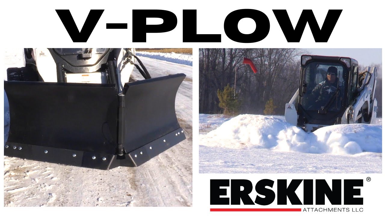 V-Plow for skid steer Overview