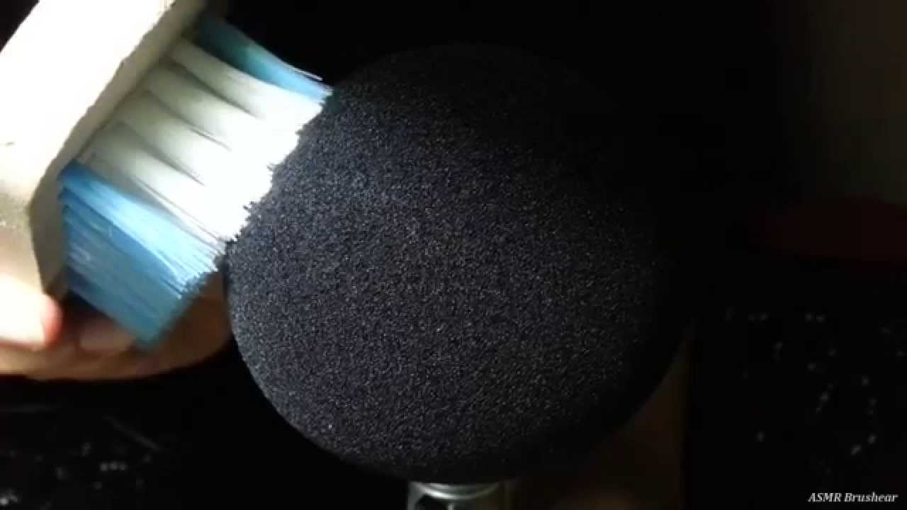 [ASMR] INTENSE Microphone Brushing using Hard Bristle Brush