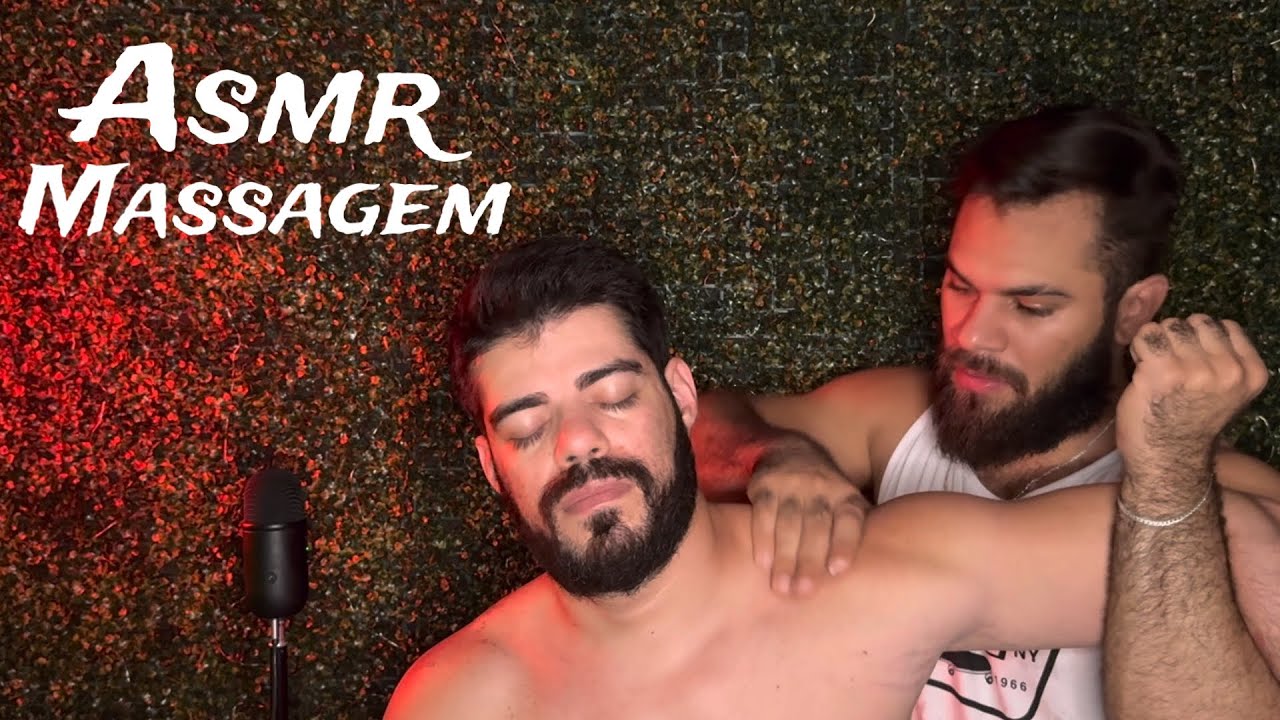 ASMR APLICADO - ESSA MASSAGEM NO MEU NAMORADO VAI TE ARREPIAR NÍVEL MASTER