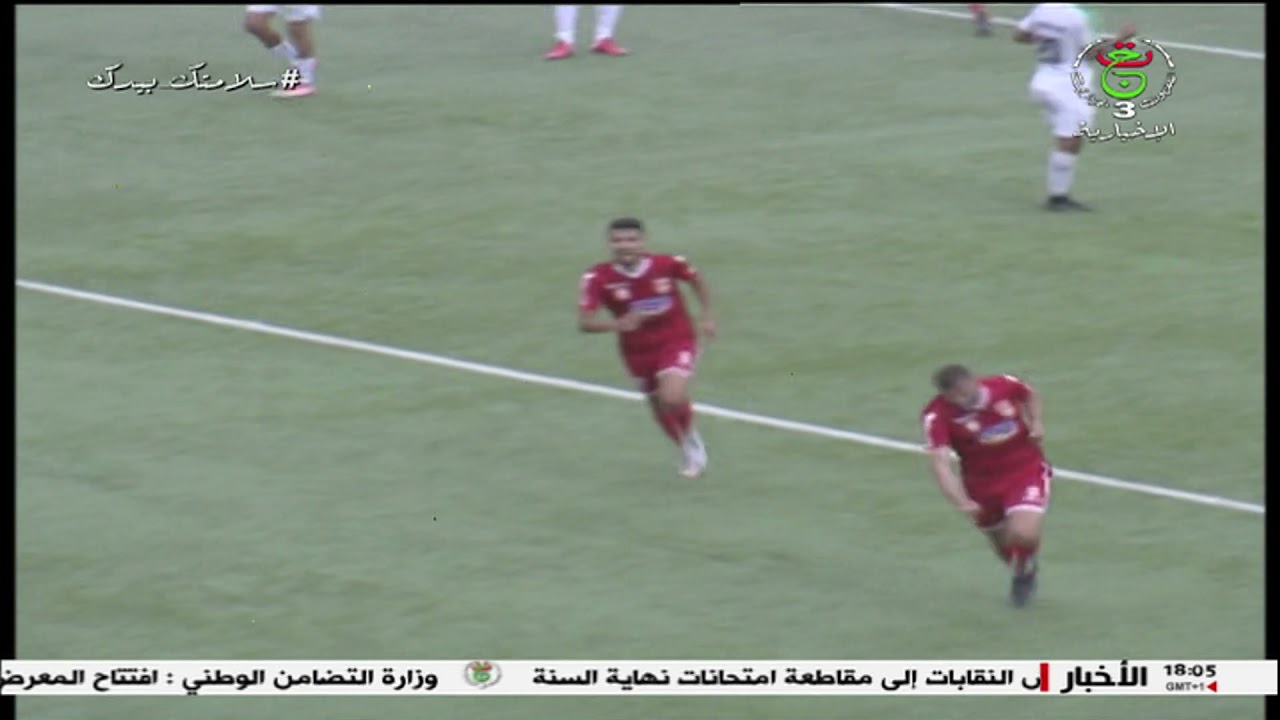 تغطية التلفزيون الجزائري لمقابلة شباب بني ثور 3 ـ شبيبة بجاية 2 تقرير محمد أيوب بن نونة