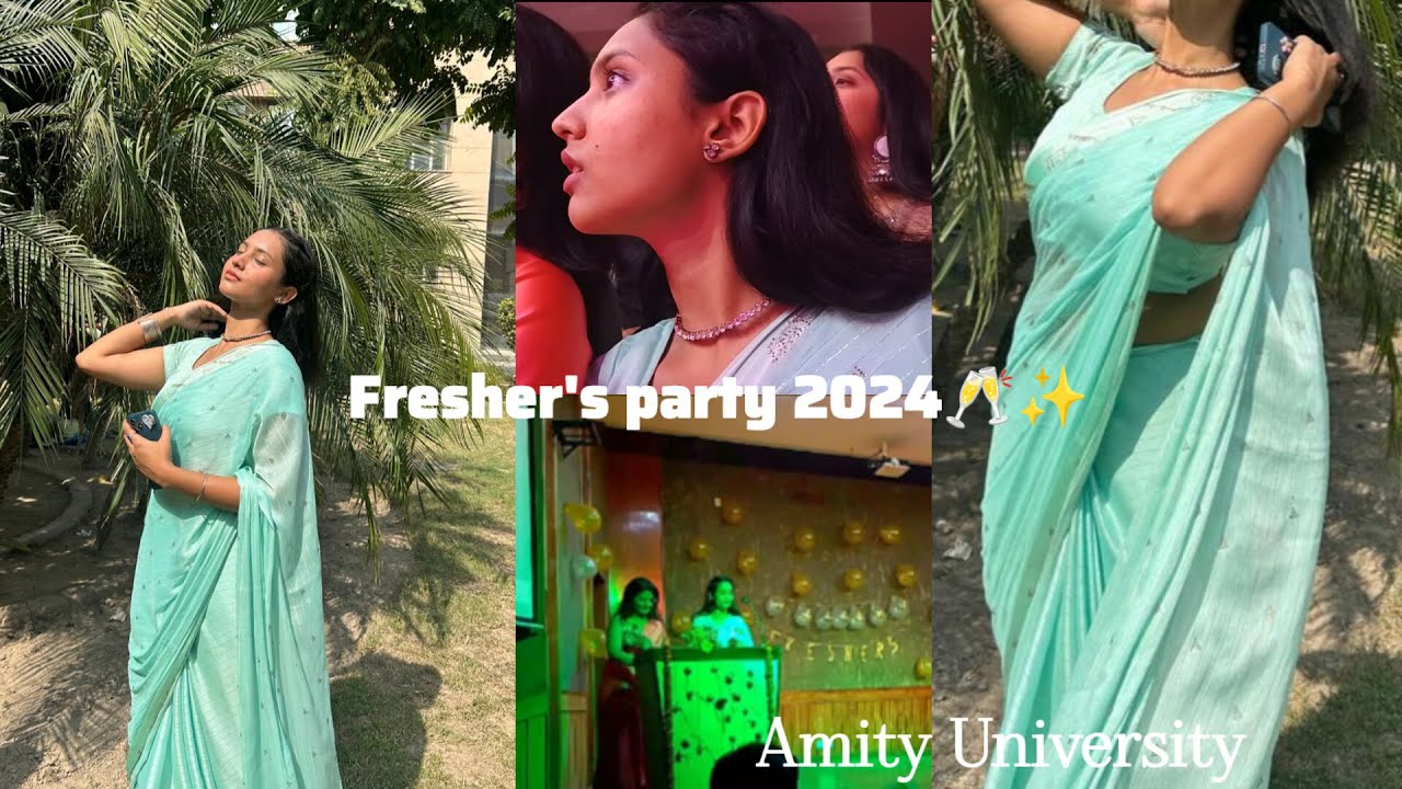 Fresher's party 2024 🥂✨ *VLOG* | Amity University Noida 🎓| Divya Aggrawal
