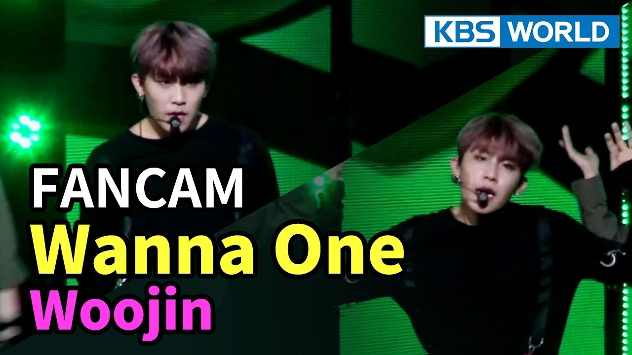 [FOCUSED] Wanna One's Park Woojin - Boomerang [Music Bank / 2018.04.06]