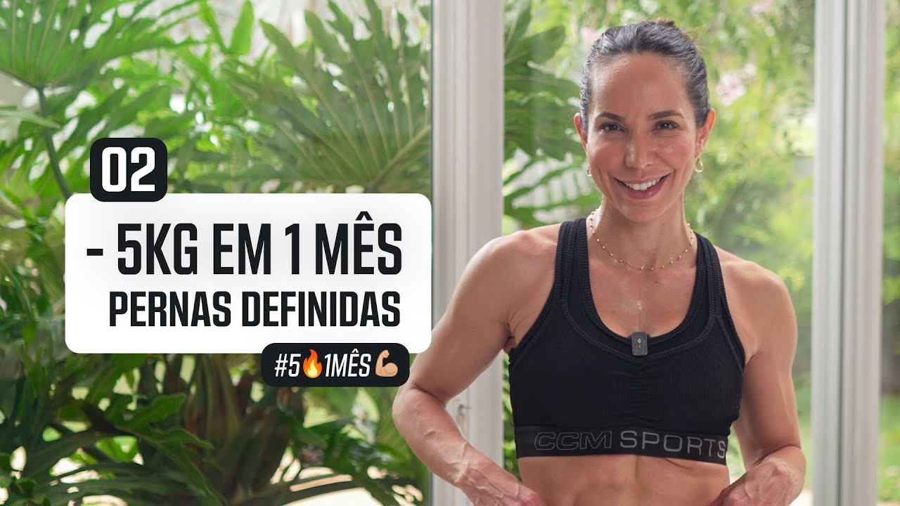 - 5 kg em um mês - tabata completo em casa pra secar gorduras e definir pernas - Carol Borba