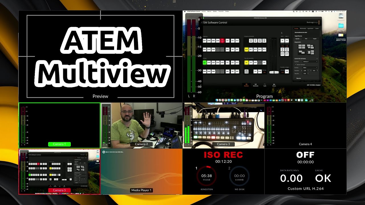Blackmagic ATEM: Todo sobre el MULTIVIEW o VISUALIZACIÓN