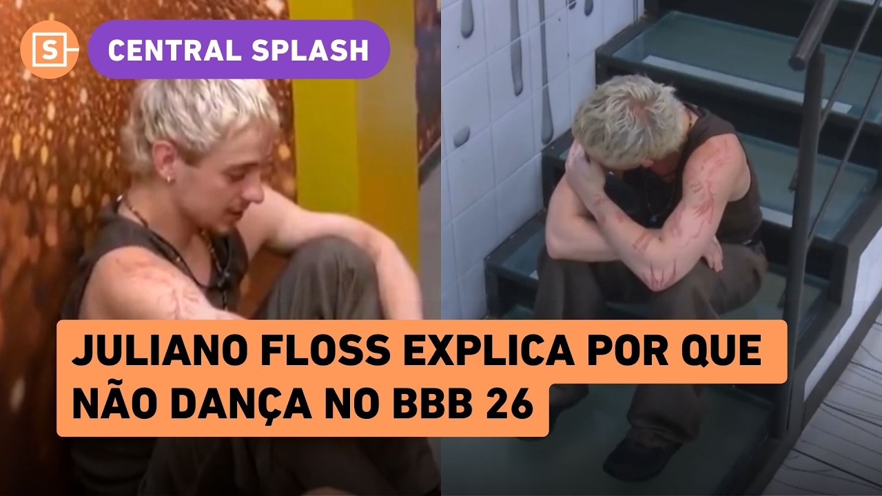 Juliano Floss chora após conversa de Marciele e explica por que não dança no BBB 26; veja motivo!