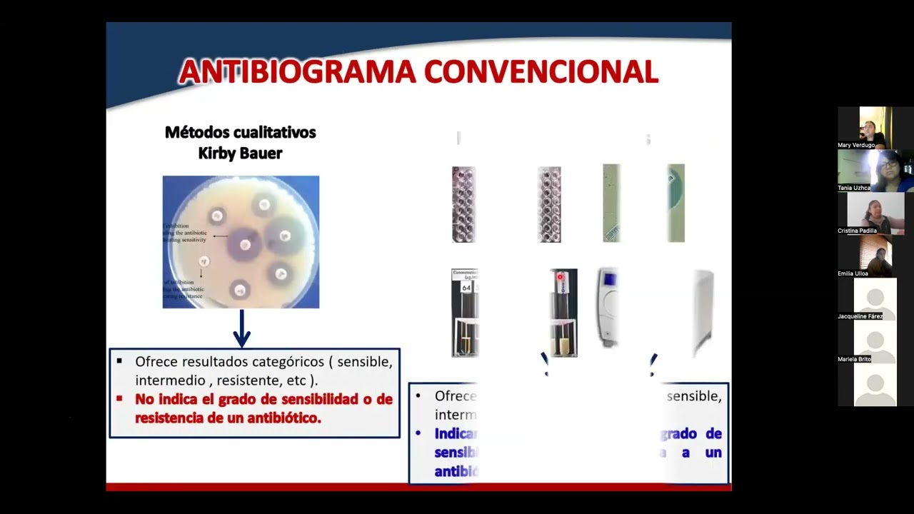 Interpretación del antibiograma 2022