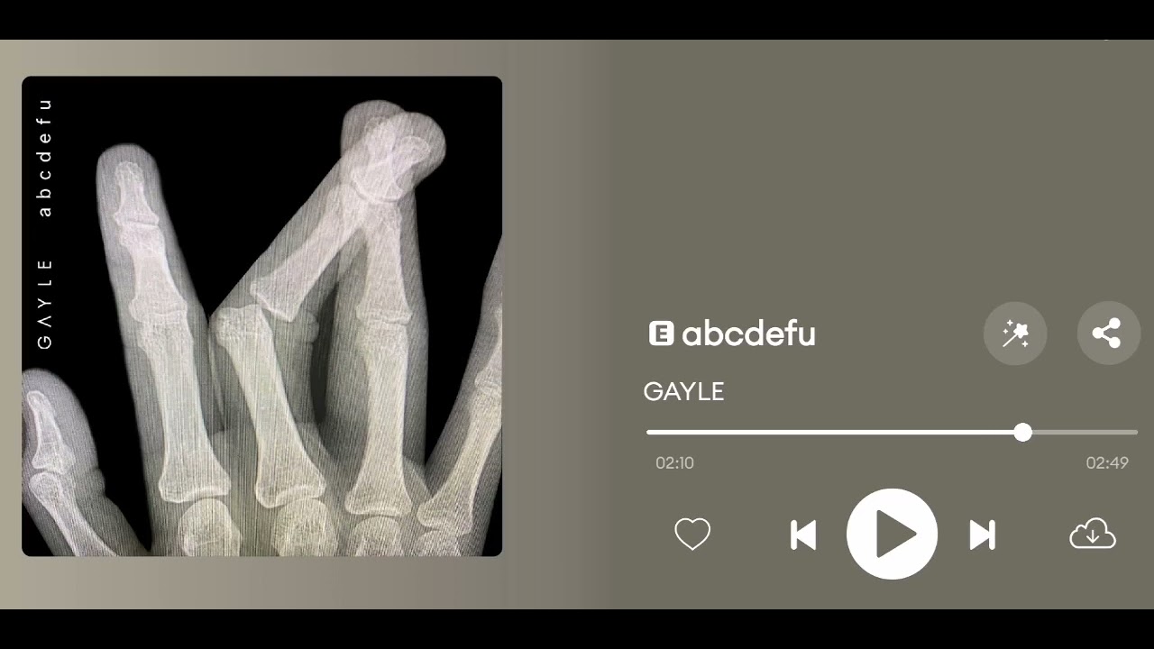 Gayle - ABCDEFu (audio)