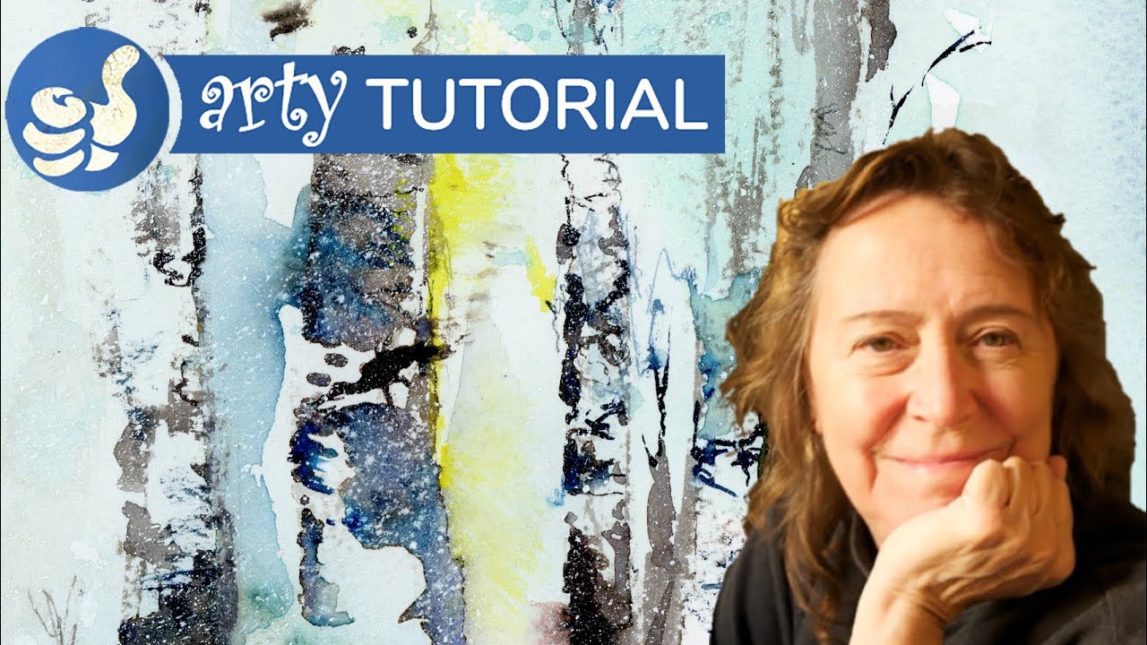 Paint stunning Birch Trees in minutes, with Alex Tolstoy using Watercolor