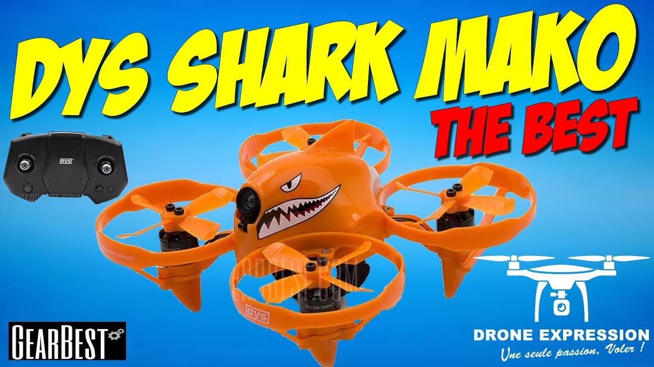 DYS SHARK MAKO UNBOXING REVIEW TEST FLIGHT BRUSHLESS GEARBEST PRESENTATION VOL DRONE