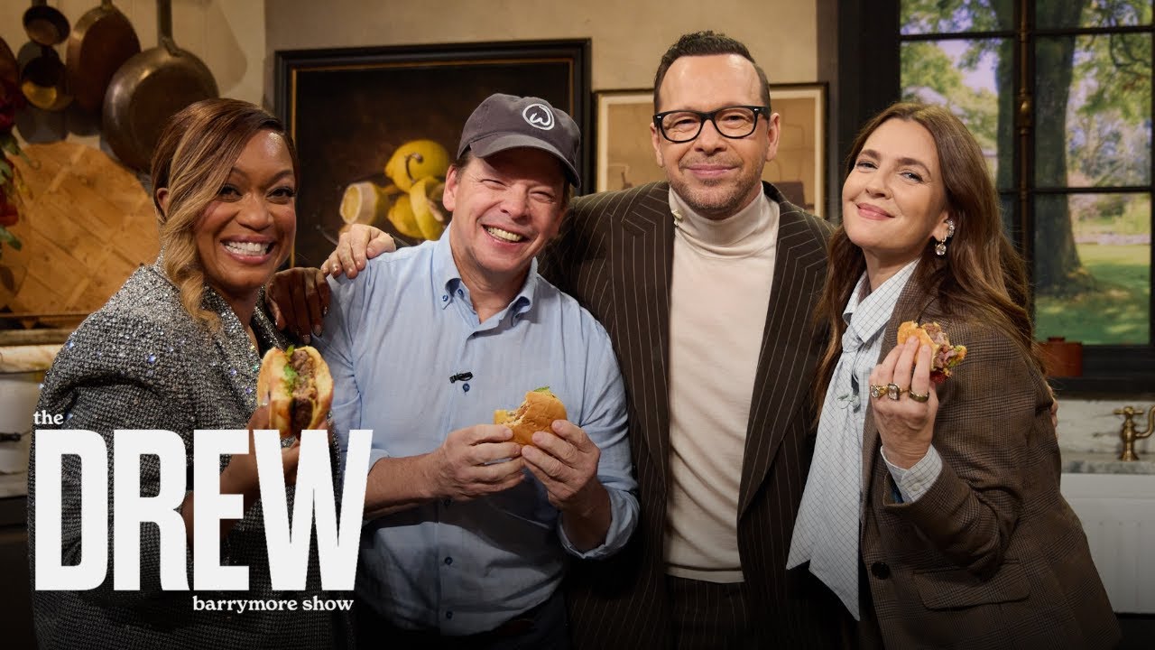 Donnie Wahlberg Reacts to Cooking Surprise with Brother Paul Wahlberg | Drew Barrymore Show