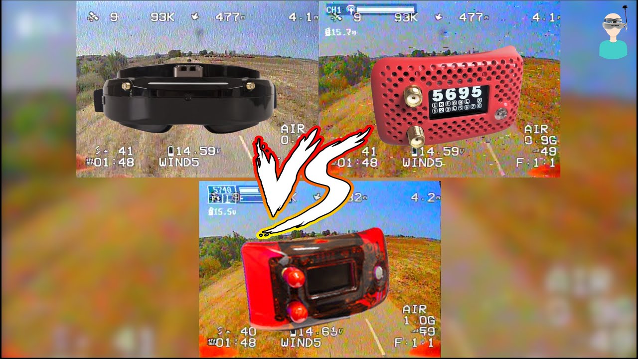 Skyzone SKY03O Receiver Test - Side By Side Comparison Outdoors Test
