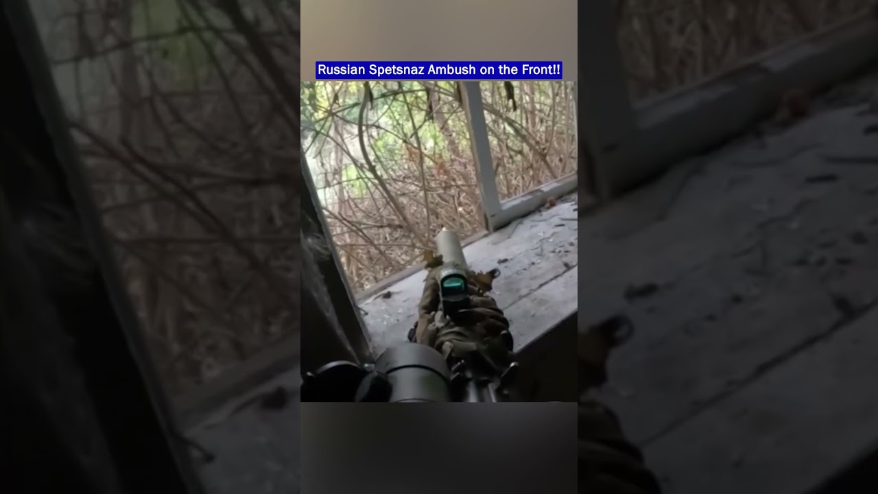 Russian Special Forces Spetsnaz Ambush on the Front!!