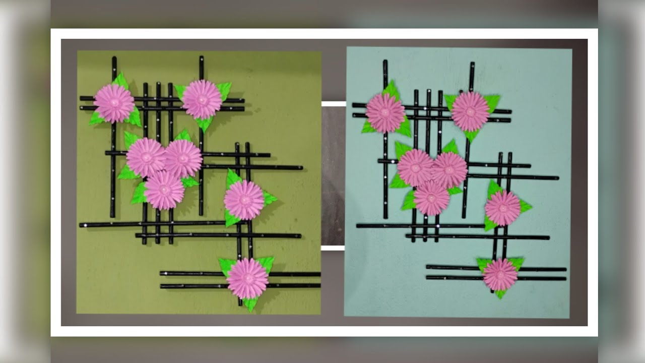 Easy paper craft/beautiful wall hanging with waste paper/wall hanging craft ideas/#craft_memory/#Diy