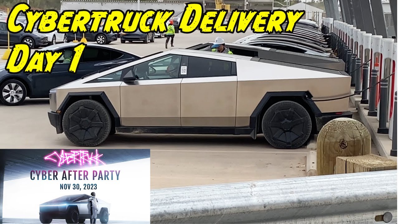 Cybertruck Delivery - Cyber After Party - Day 1