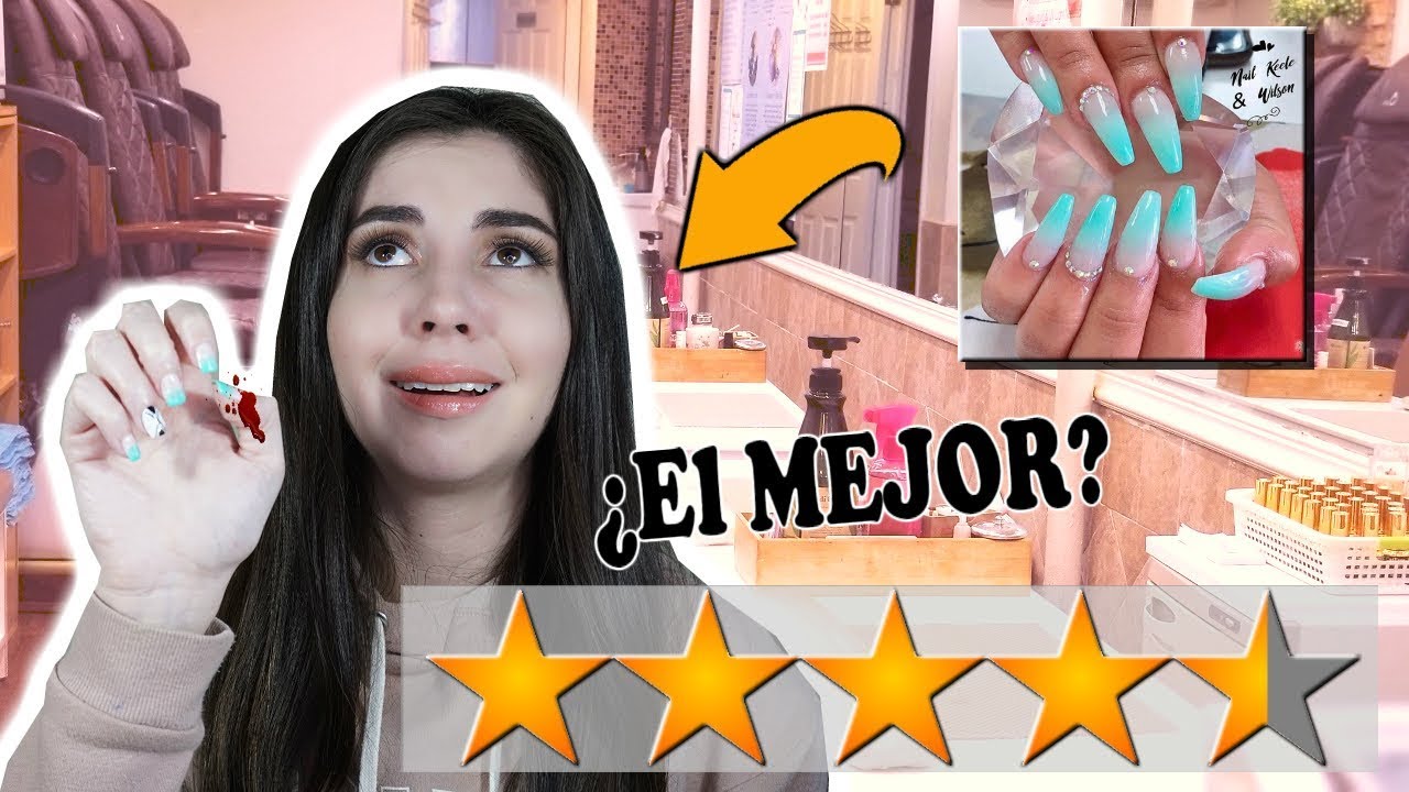 Me hice Manicure en el MEJOR Salón de Uñas (me engañaron) || I Went to the BEST Reviewed Nail Salon