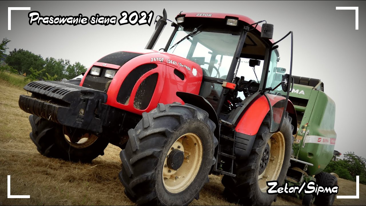 ☆Prasowanie siana 2021☆Zetor Forterra 12441☆Sipma pz 1832 prima☆Serwis na polu☆