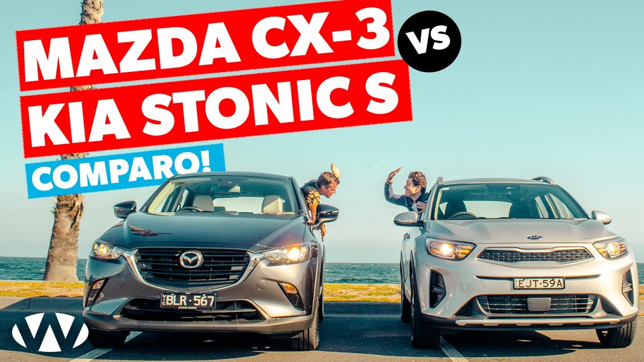 Сравнение Kia Stonic и Mazda CX-3 | Wheels Australia