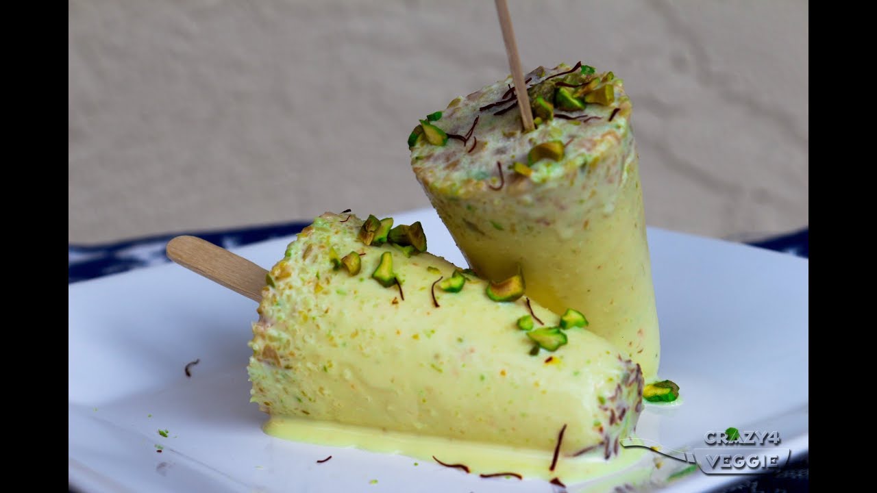 No cook Kesar pista kulfi/Ice cream