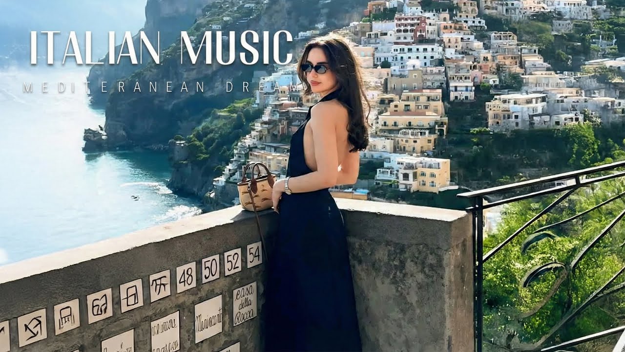 🎶 Italian Vibes & Mediterranean Music 🎶 2+ Hours Scenic Amalfi Coast & Lake Como Relaxation