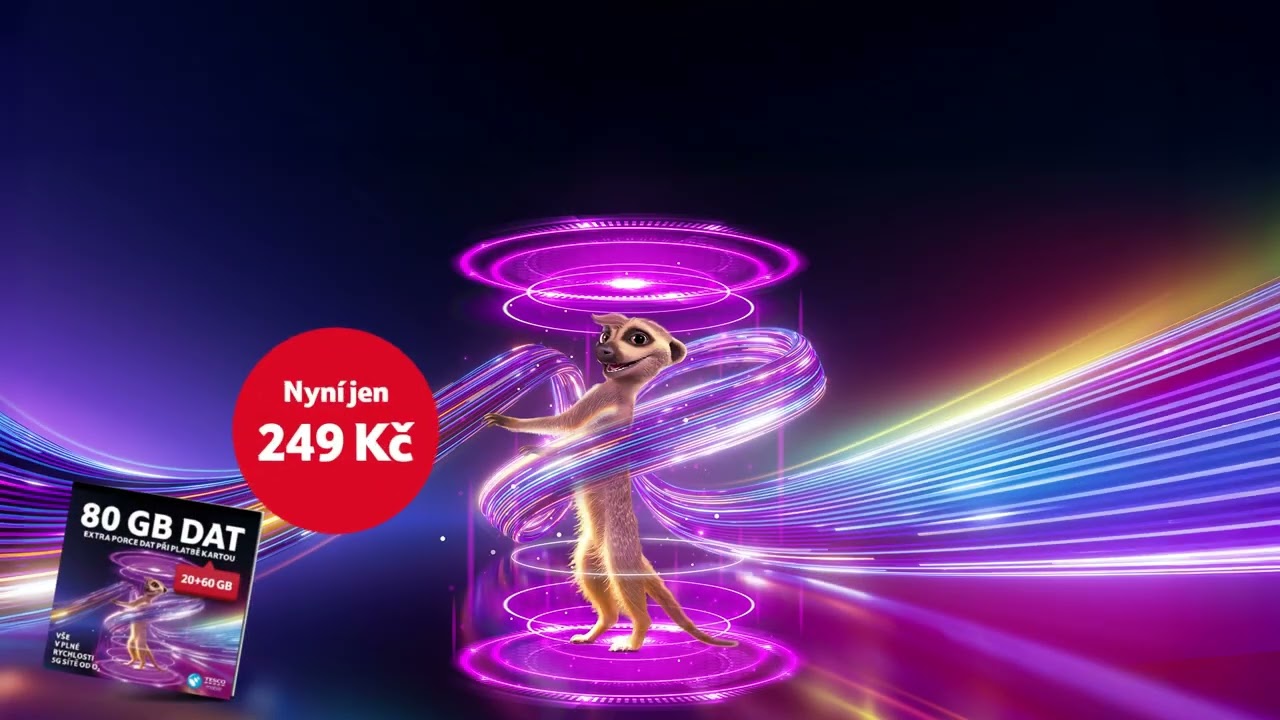 Poslední šance! Limitovaná edice 80 GB dat.