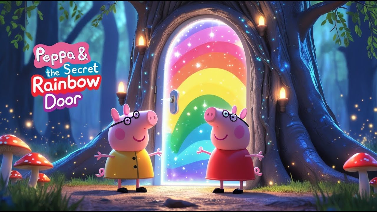 Peppa & the Secret Rainbow Door | Peppa's Quest for the Shimmering Gateway