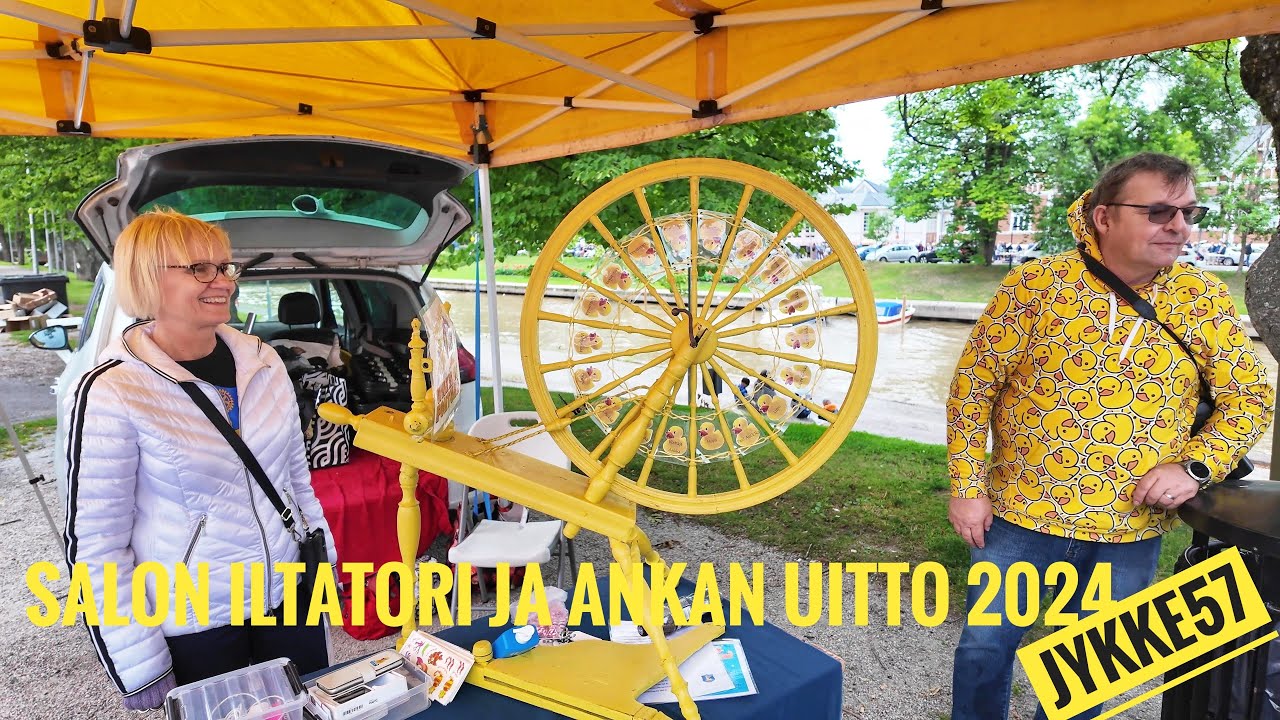 Salon Ohjelmallinen Iltatori ja Ankan Uitto 1.8.2024