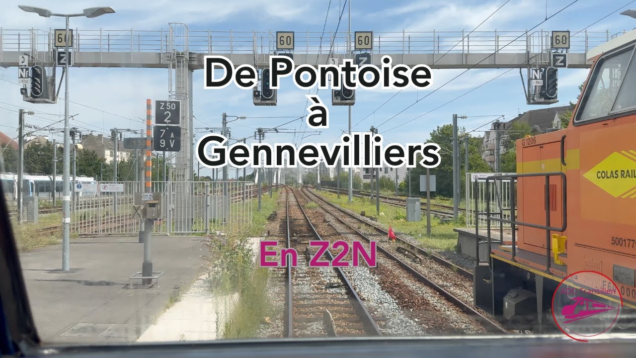 De la gare de Pontoise à Gennevilliers sur la ligne C