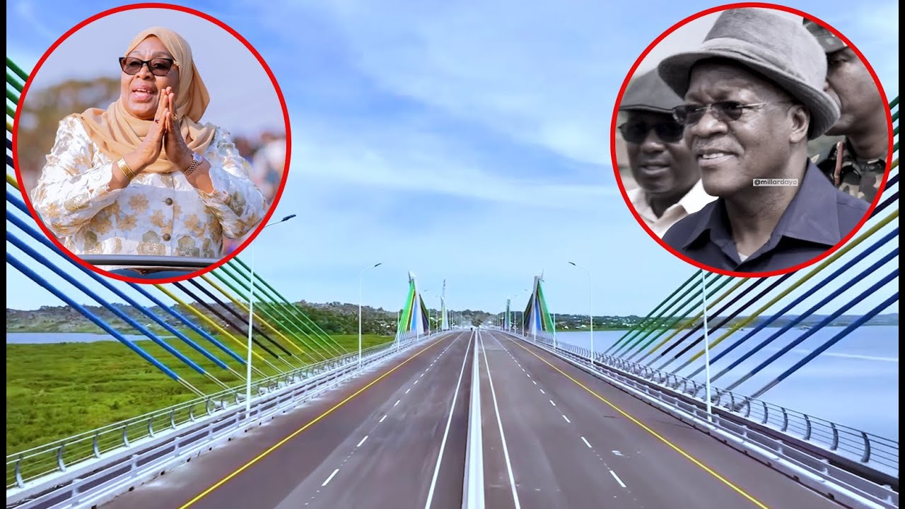 NDOTO YA HAYATI MAGUFULI YAKAMILISHWA NA RAIS SAMIA, MUONEKANO WA DARAJA LA JPM TAYARI KWA MATUMIZI