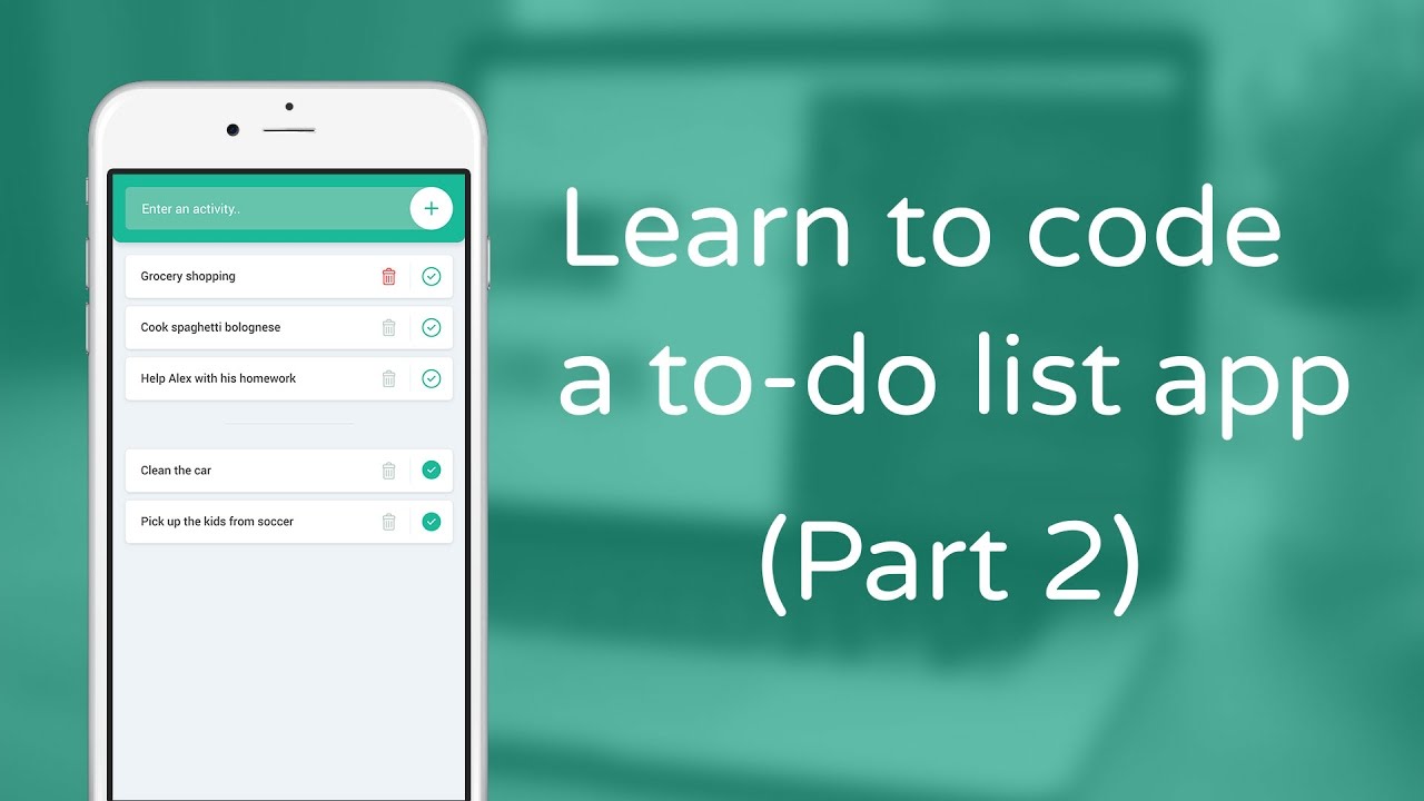 Learn to code a to-do list app in JavaScript - Part 2