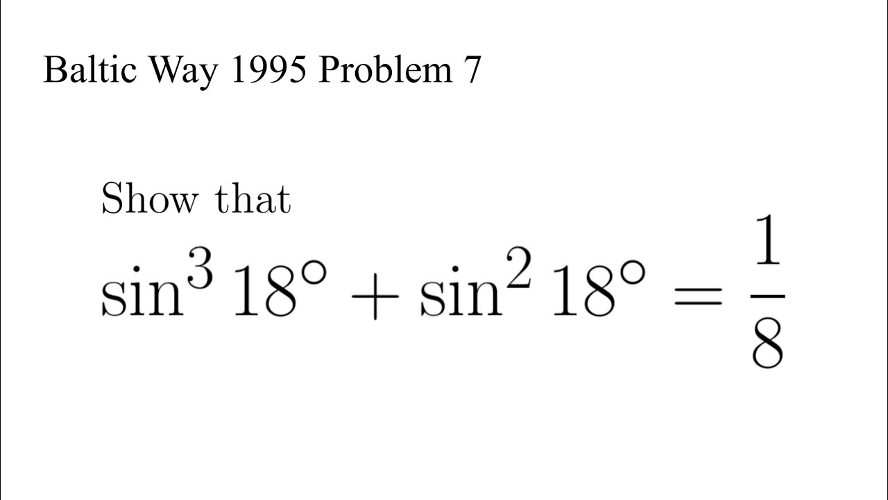 Два способа легкого упражнения по тригонометрии | БЕЗ КАЛЬКУЛЯТОРОВ