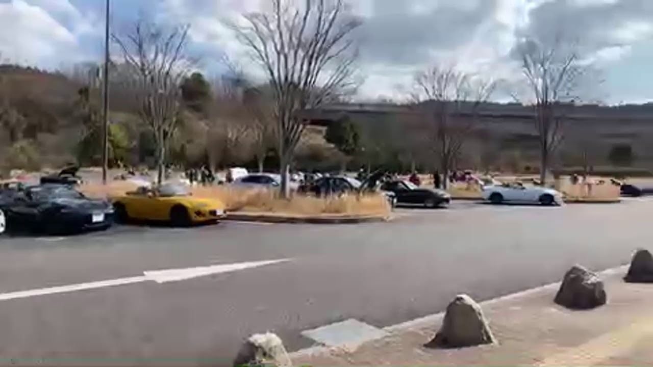 ロードスターと124スパイダーミーティング