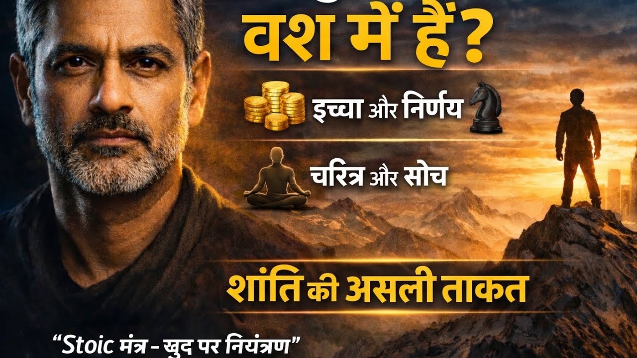 Stoic Philosophy Explained in Hindi | Apne Mind Ko Control Karna Seekho | Marcus Aurelius Inspired