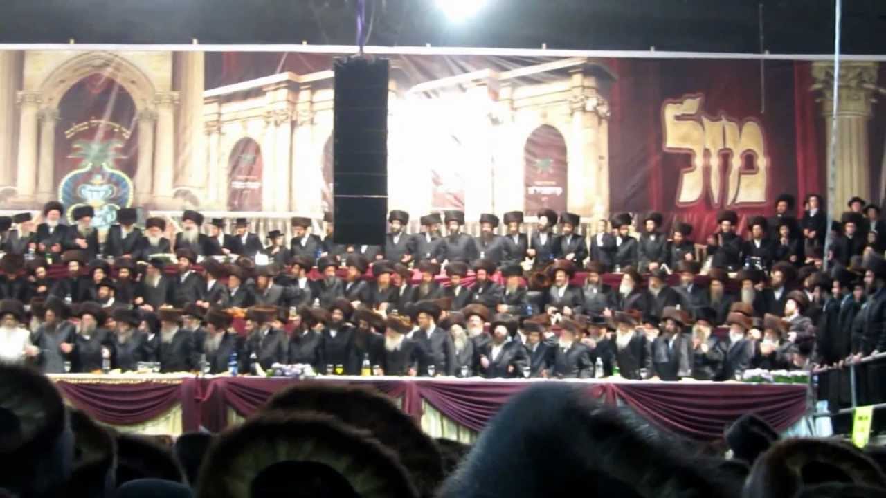 Satmar wedding in bet Shemesh, Israel. חתונת נכדת האדמו״ר מסאטמאר