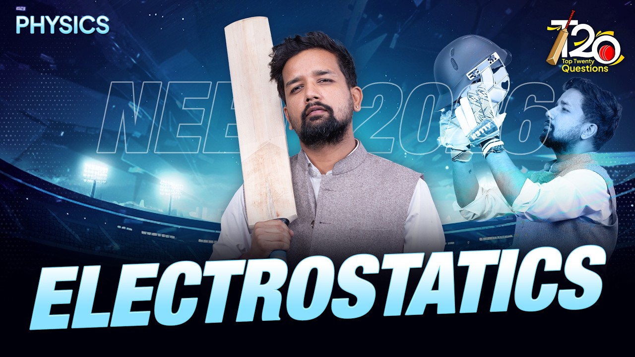 Electrostatics: TOP 20 QUESTIONS for NEET 2026 ⚡| Physics by Rahul Jain Sir
