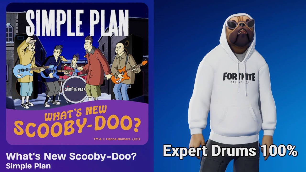 Fortnite Festival - What's New Scooby-Doo? (Expert Drums) 100% Flawless [PS5]