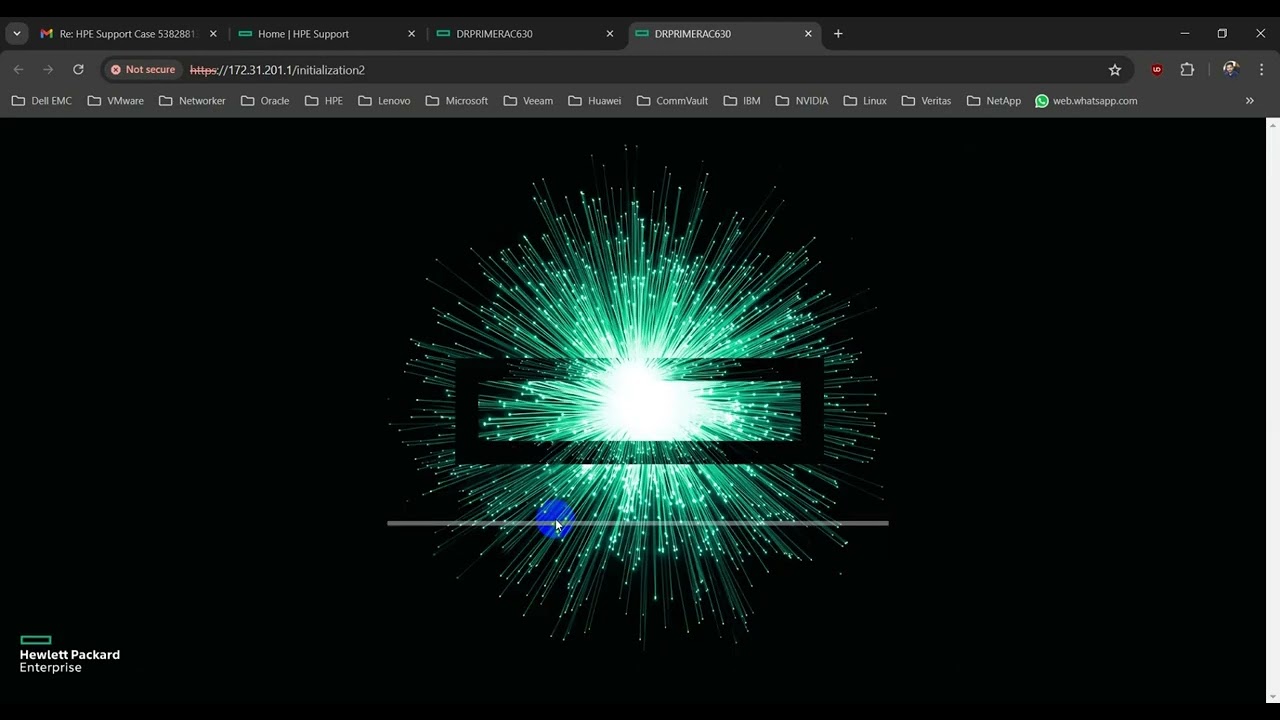 How to initialize HPE Primera C630 Storage System