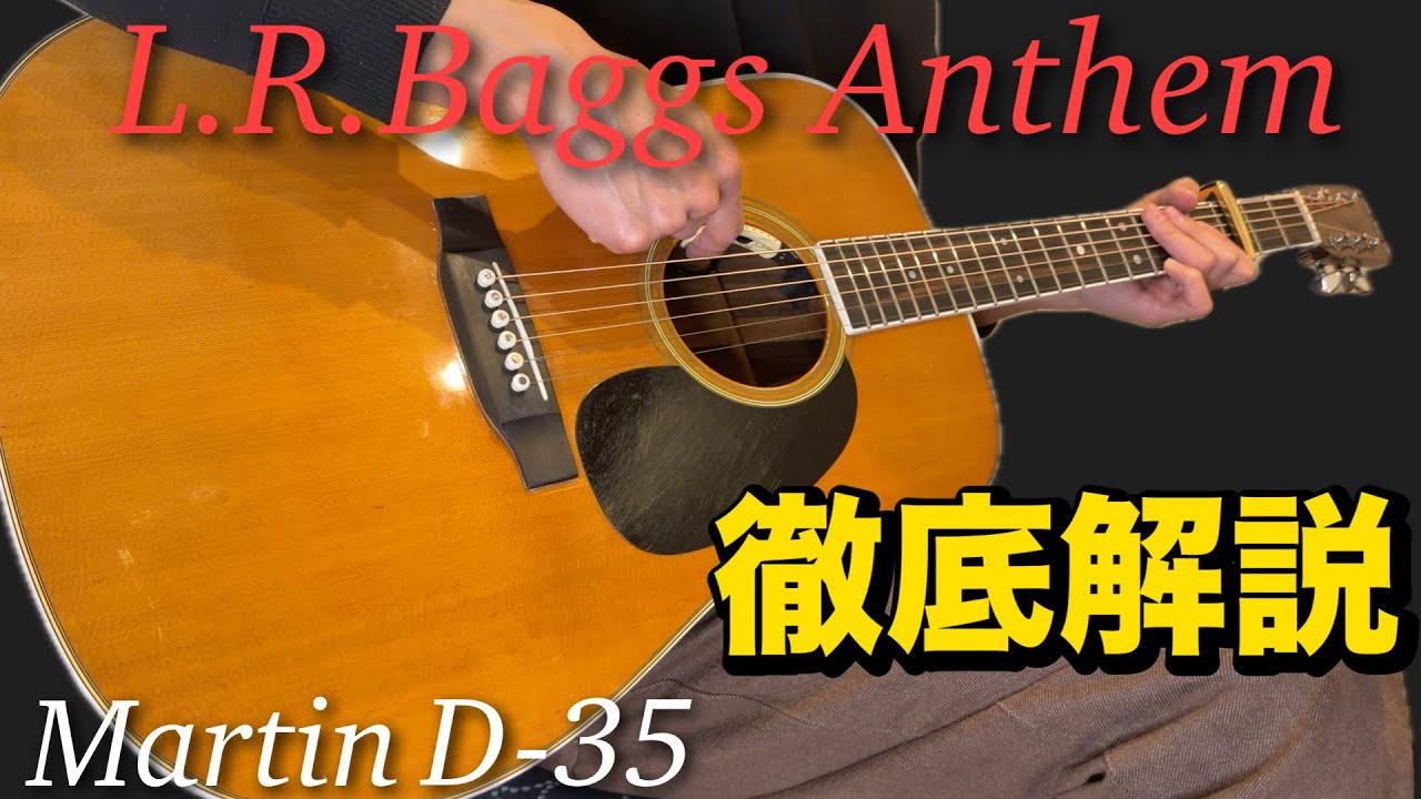 【徹底解説】L.R.Baggs Anthem with Martin D-35 アーティスト御用達アコギピックアップ