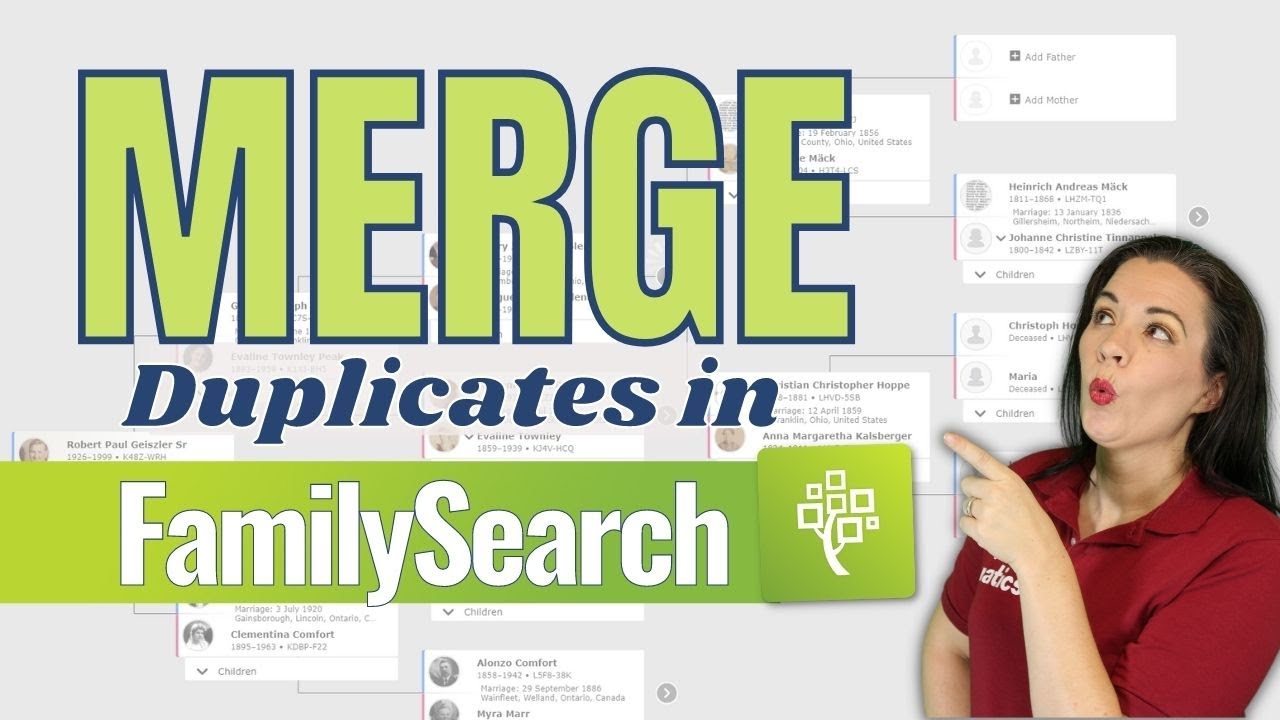 Beginner's Guide to FamilySearch Merge Duplicates in Family Tree