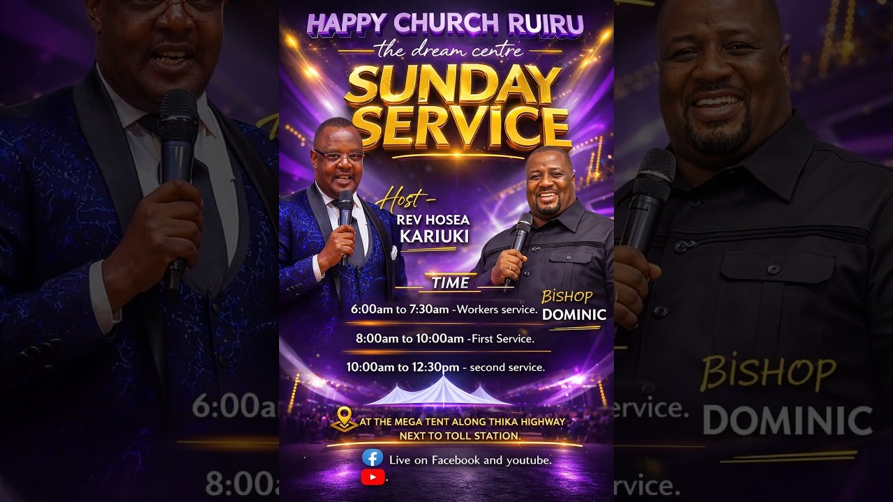 WELCOME TO OUR SUNDAY SERVICE