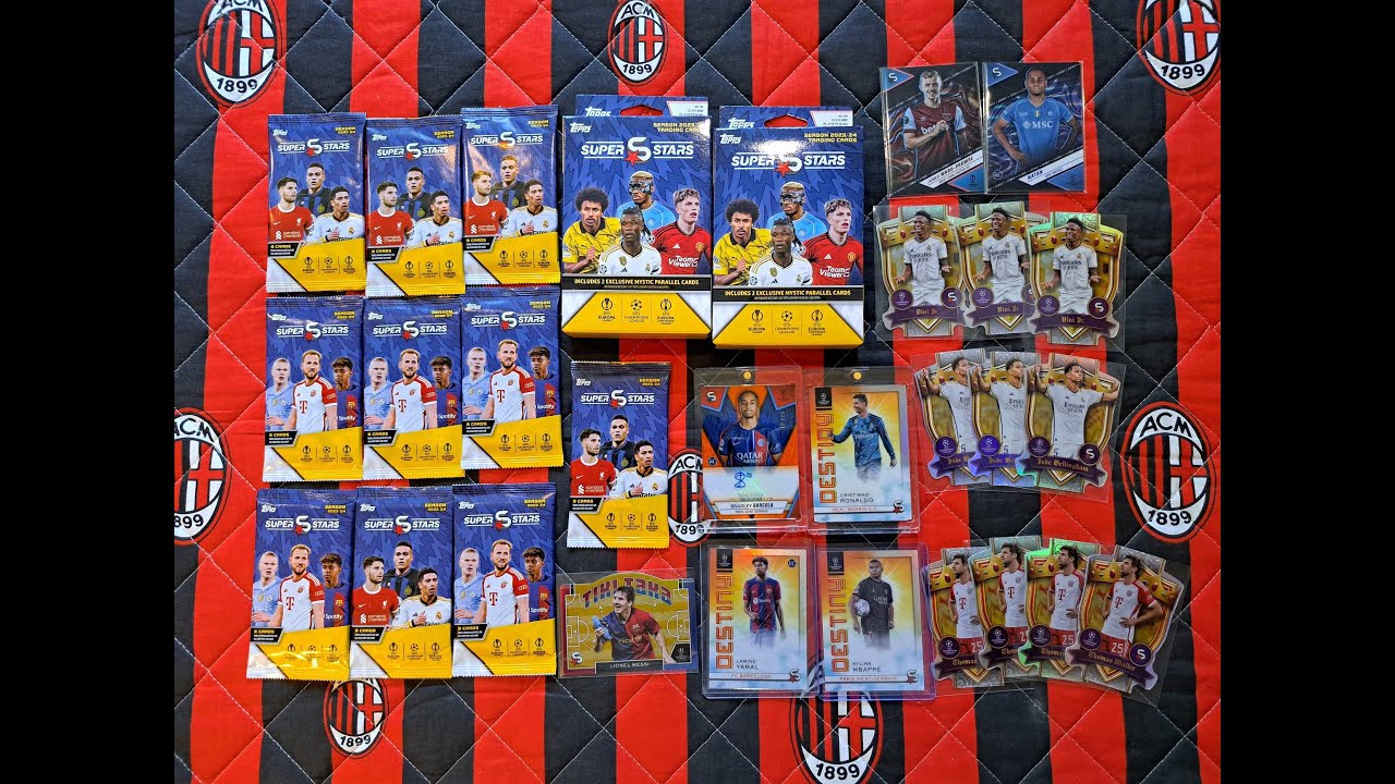 TOPPS SUPER STARS 2024 - OTWIERAM 10 SASZETEK I DWA BOXY - SZOK WPADA AUTOGRAF I KILKA HITÓW!!!