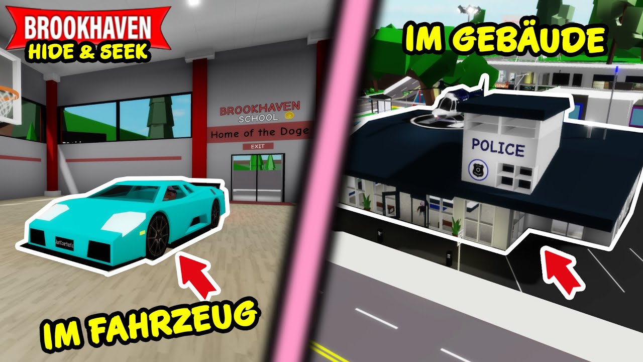 Ich muss mich BEI EINEM THEMA VERSTECKEN in Brookhaven! Glücksrad entscheidet[Roblox Brookhaven 🏡RP]