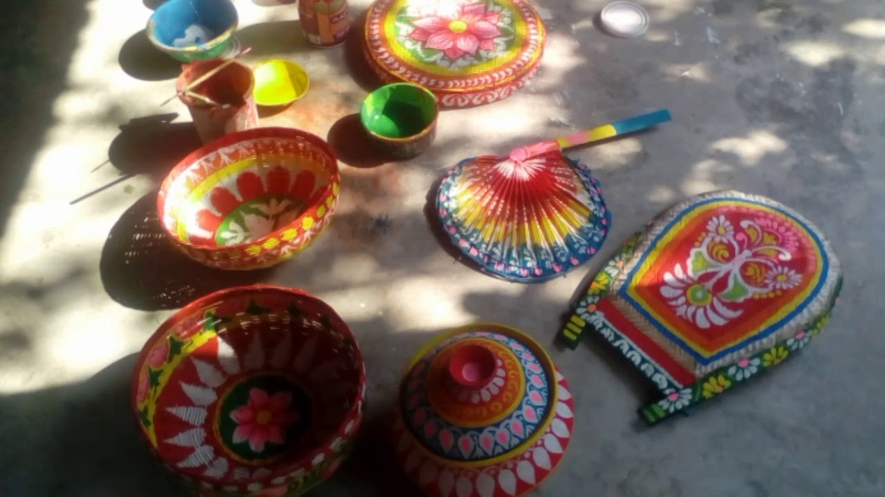 কলোস কুলা চালুন সাজানো আল্পনা