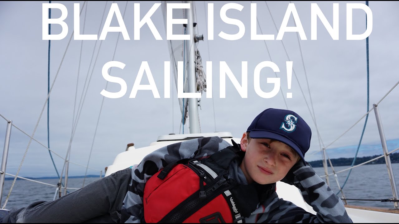 Sailing across Elliott Bay to Blake Island - family friendly adventure in Puget Sound, Washington