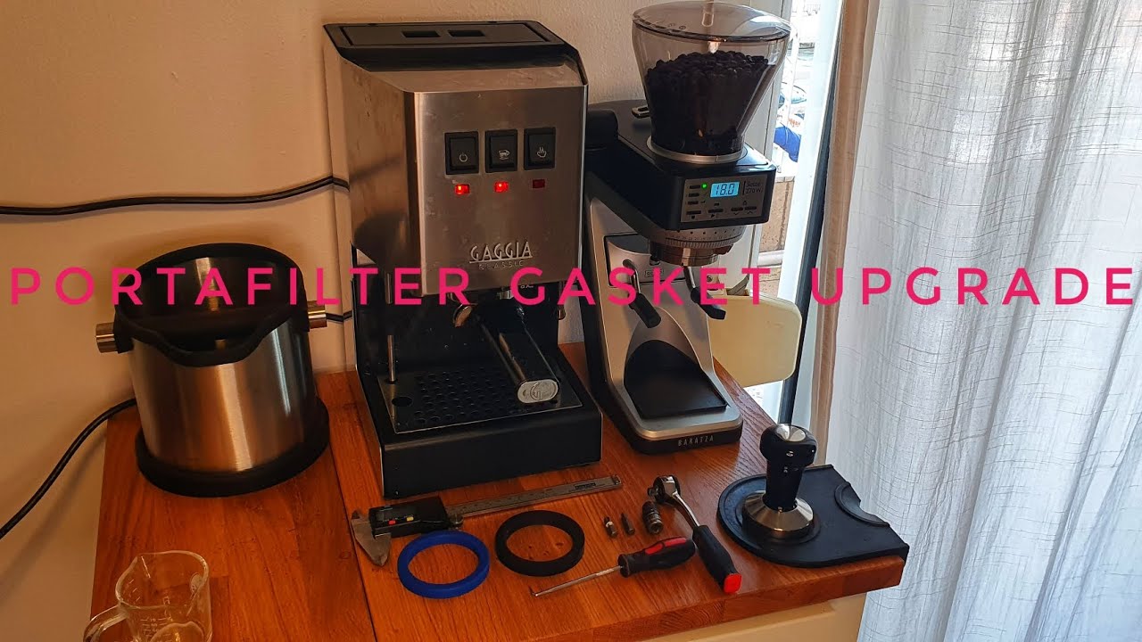 Gaggia classic 2019 portafilter gasket upgrade