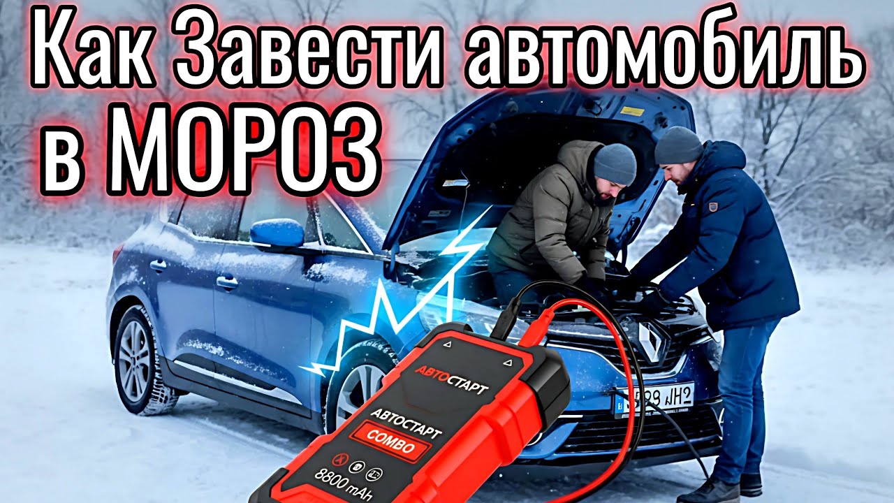 Бустер Автостарт в Мороз МИФ или Реальность #авто #automobile #мороз 